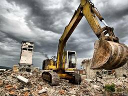 Снос демонтаж зданий в Астане