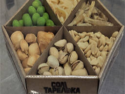 Соль-Тарелка (Ассорти из пивных закусок Mix №2 (Три ореха)