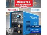 Solaris Инвертор сварочный Solaris MMA-200I (230В; 20-200 А; 70В; электроды диам. .. . - фото 1