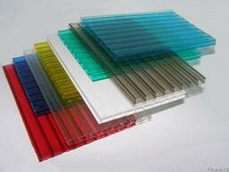 Сотовый поликарбонат Skyglass/Woggel цветной, 6-25 мм.