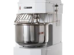 Спиральный тестомес Hurakan HKN-50SN2V. Обьем дежи	50 л Загрузка теста	25 кг Кол-во скорос