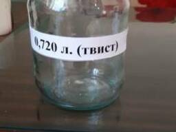 Стеклянная банка 0.72 Твист и СКО