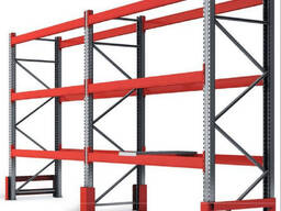 Стеллажи металлические Выс: 550-6000 мм, Дл: 300-7400 мм, Глуб: 200-1800 мм в Алматы