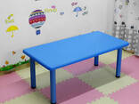 Столик пластиковый прямоугольный детский - фото 1