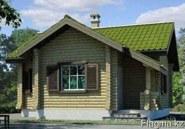 Строительство дома из оцилиндрованного бревна