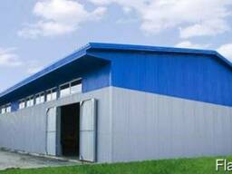 Строительство склада или цеха из сендвич панели