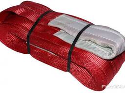 Строп текстильный ленточный петлевой СТП 5.0х5000 красная лента