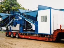 SUMAB K-80 — мобильный БСУ на контейнерной раме, 70–80 м³/ч