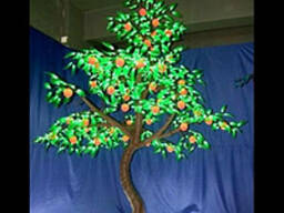 Светящиеся дерево " Персик 2,5 м " , Led дерево 2,5 м Алматы