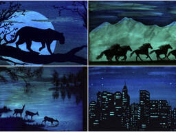 Светящаяся краска для творчества