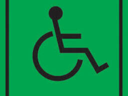 Табличка Знак доступности для инвалидов всех категорий