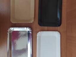 Тарелки из жиростойкого картона