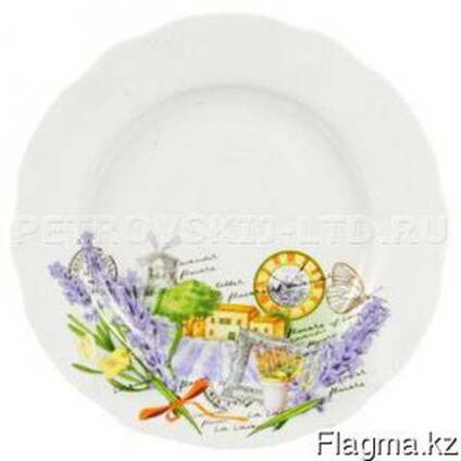 Тарелки рисунок прованс  фарфорового завода