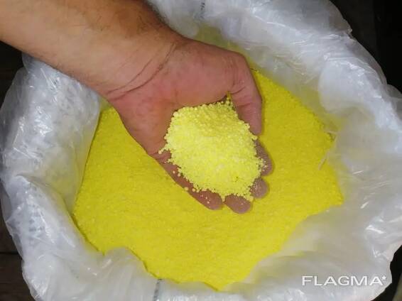 Техническая газовая сера, гранулированный тип.