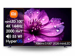 Телевизор Xiaomi S100 miniLED 2026 L100MC-S [254см, 4K/144Hz, Mini LED 2000Нит]