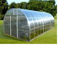 Теплица из поликарбоната и полигаля