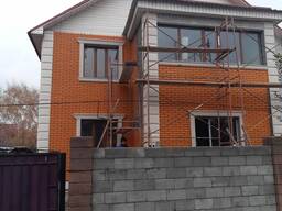 Фасадные панели под кирпич, облицовочный материал, плитка