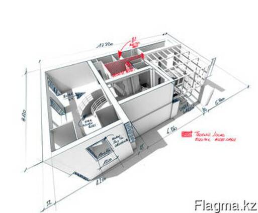 Топографические работы, архитектурное проектирование