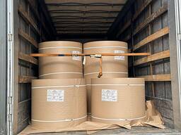 Транспортировка производственной бумаги по маршруту г. Дубна  - г. Алматы РК.