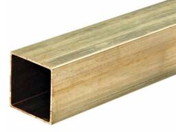 Труба бронзовая профильная Сторона А: 45-200, Сторона Б: 45-520 в Шымкенте