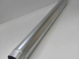 Труба водосточная стальная; Пвх, размер 102х76; 150; 100 мм