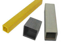 Трубы профильные стеклопластиковые Сторона_А: 25-205 мм, Сторона_Б: 20-205 мм, s= 2-8 мм