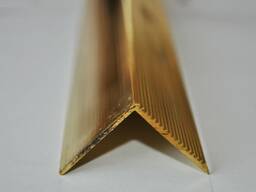 Уголок латунный Разм.1 : 8-50 мм, Разм.2 : 8-50 мм, Толщ. : 1-2 мм в Шымкенте