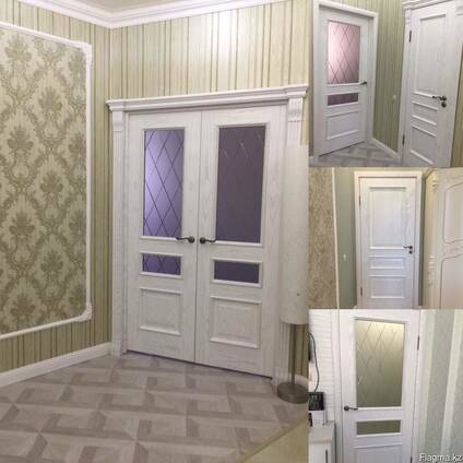 Ульяновские межкомнатные двери. Модель Грация, ясень белый.
