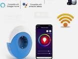Умная Wi-Fi розетка ночник с цветным светильником - фото 2