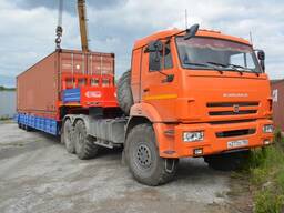 Универсальный полуприцеп: тяжеловоз - контейнеровоз - бортовой для бездорожья