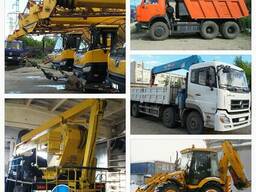 Услуги (аренда) спецтехники: автокран, экскаватор и др.