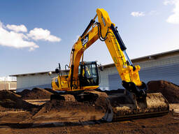 Услуги, аренда, заказ гусеничного экскаватора