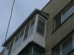 Установка балконных козырьков в Алматы!