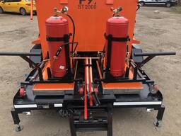 Установка инфракрасного нагрева асфальта Ря-120 размером 1.2 х 1 метр