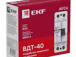 Устройство Защитного Отключения Узо Вдт-40 2P 16А/ 10Ма (Электронное) Ekf. ..