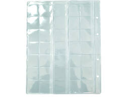 V prodazhe Лист для монет 200х250 мм. , скользящий, на 40 ячеек, комбинированный (5 шт. )