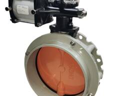 V1FS200SN-CP101-MIC23 Дисковый однофланцевый затвор в комплекте с пневмоприводом