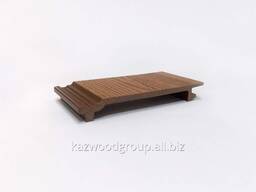 Вагонка полнотелая 163*22 палубная доска