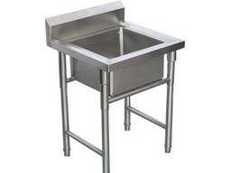 Ванна моечная 1-секционная 30 см глубина. 0.7 мм. M7-30-1