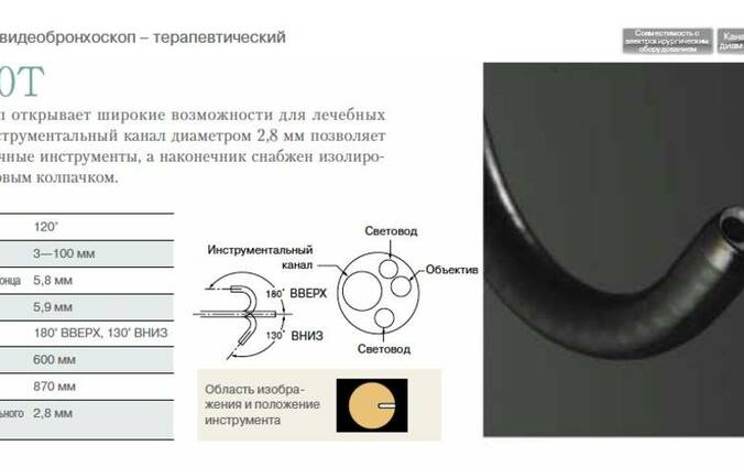 Видеобронхоскоп терапевтический EB-530T, Fujifilm. Япония