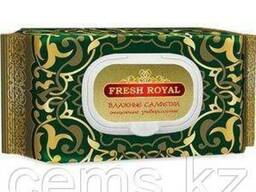 Влажные салфетки очищающие универсальные №150 Fresh Royal