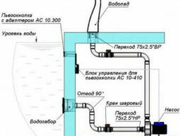 Водопад кобра для бассейна 500 x 600 мм (Толщина металла 1,5 мм)