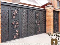 Распашные ворота, промышленные ворота