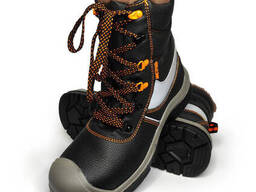 Высокий ботинок «Мистраль» (зима) HX379-CSW ПУ-Нитрил, КП и АС шерстяной мех р.40