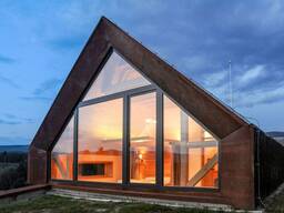 Загородный дом в стиле АФРЕЙМ, ГЛЭМПИНГ Дома из дерева Караганда