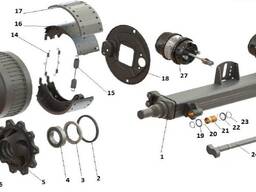 Запчасти для осей Осман Коч Osman Koc и осевые агрегаты