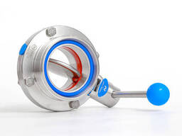 Заслонка прямая нержавеющая Р-Р (43030) — DIN, AISI 304