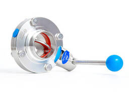 Заслонка прямая нержавеющая С-С (43010) — DIN, AISI 304