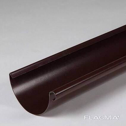 Желоб медный, ПВХ; стальной, 0,5—4 мм, ширина 50—416 мм в Актобе