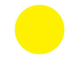 Сары шеңбер Көру қабілеті нашар адамдарға арналған ескерту белгісі